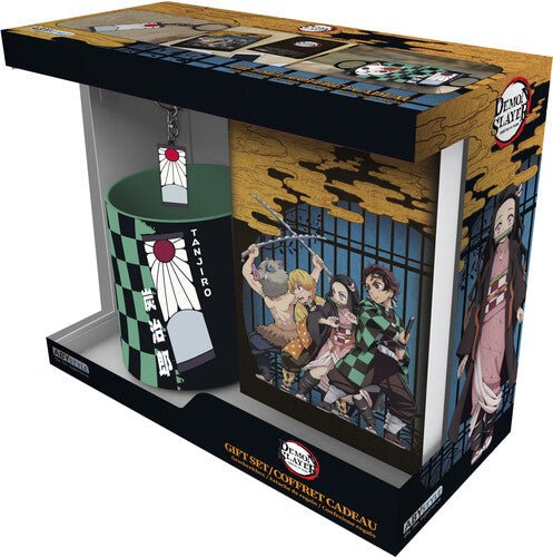 ABY GIFT SET: DEMON SLAYER- TANJIRO'S EARRING (MUG + KEYCHAIN + NOTEBOOK)