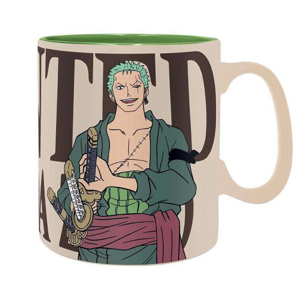 ABY MUG: ONE PIECE- ZORO & WANTED