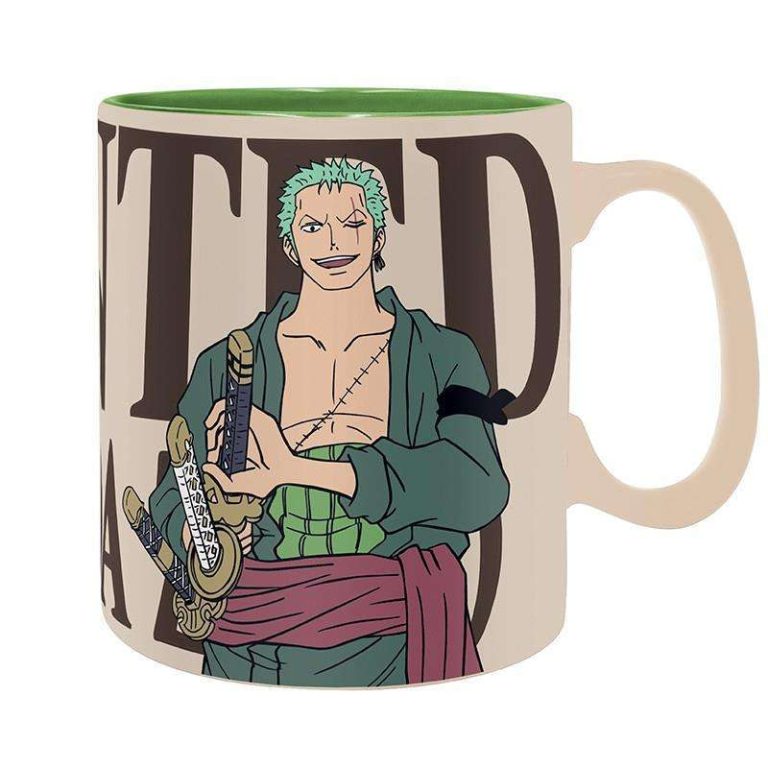 ABY MUG: ONE PIECE- ZORO & WANTED