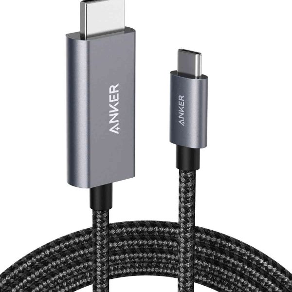 Anker 311 USB-C to HDMI 4K Nylon Cable (1.8m/6ft) -Black A8730H11