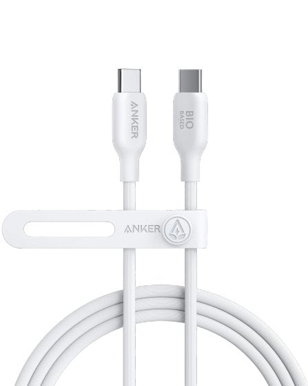 Anker 544 USB-C to USB-C Cable 140W (Bio-Based) (0.9m/3ft) -White A80F1H21