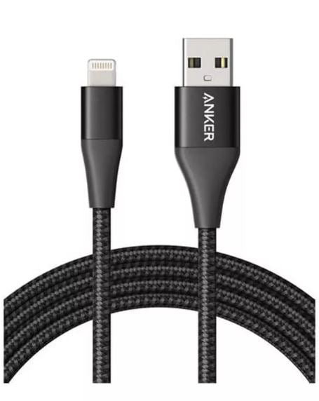 Anker PowerLine+ II USB-A with Lightning Connector Cable 1.8m – Black