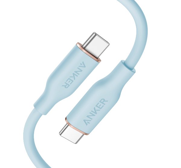 Anker PowerLine III Flow USB-C to USB-C 100W (1.8m/6ft) -Blue A8553H31