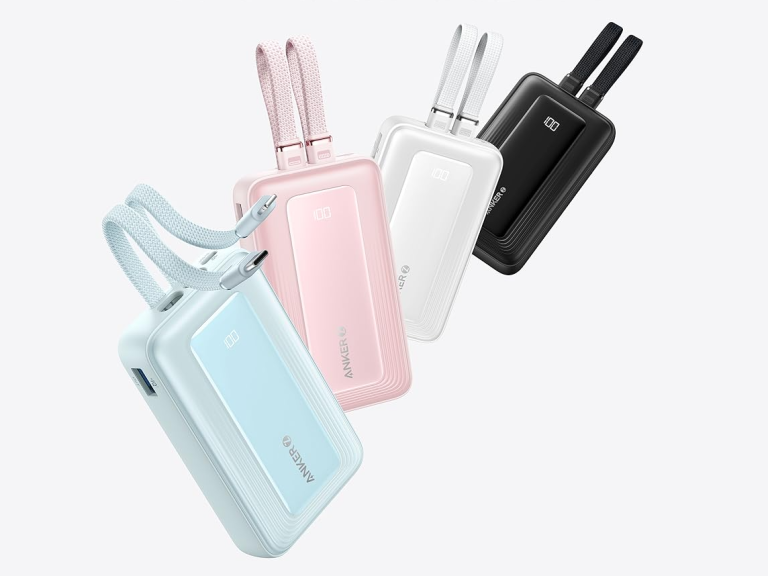 Anker Zolo Power Bank (20K,30W,Built-In USB-C and Lightning Cable)