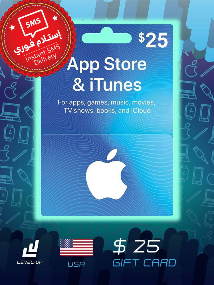 App Store & iTunes Gift Card $25 (Instant SMS Delivery)