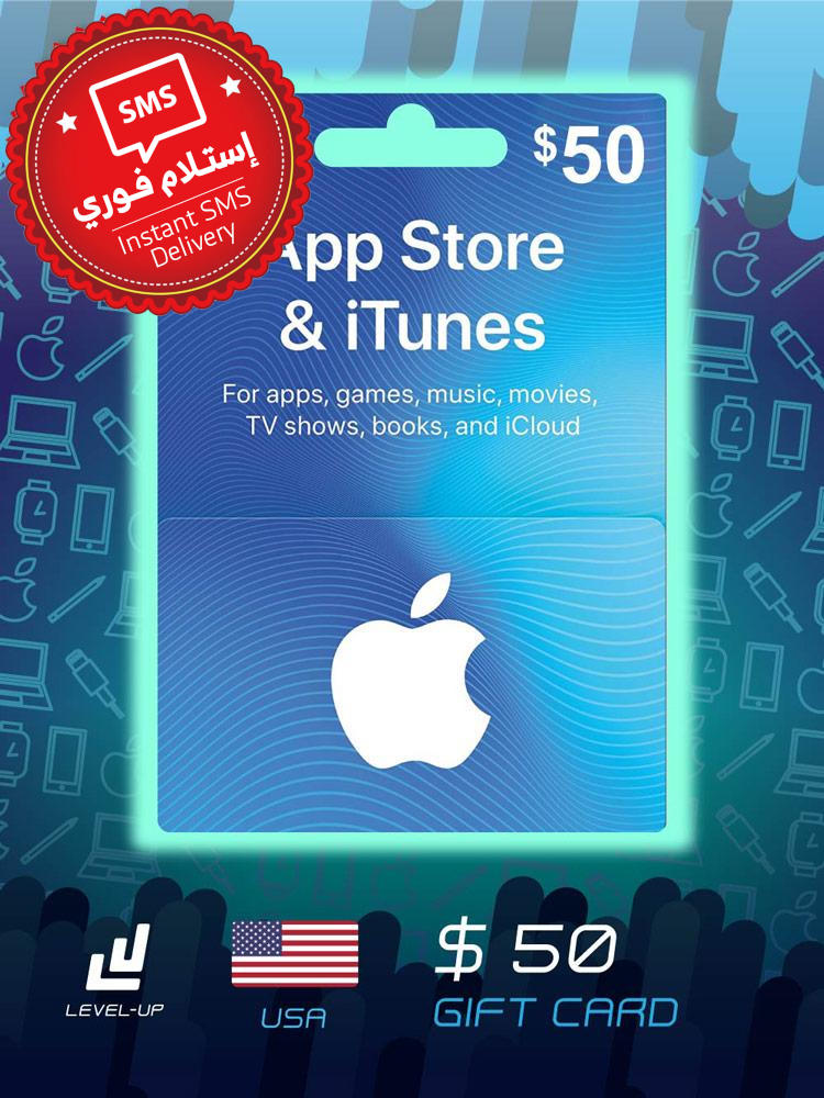 App Store & iTunes Gift Card $50 (Instant SMS Delivery)