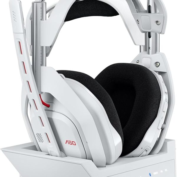 Astro A50 (Gen 5) Lightspeed Wireless Headset + Base Station - White For Xbox/Ps5/Nintendo/Pc/Mobile