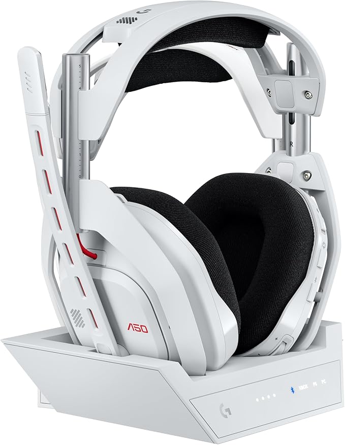 Astro A50 (Gen 5) Lightspeed Wireless Headset + Base Station - White For Xbox/Ps5/Nintendo/Pc/Mobile