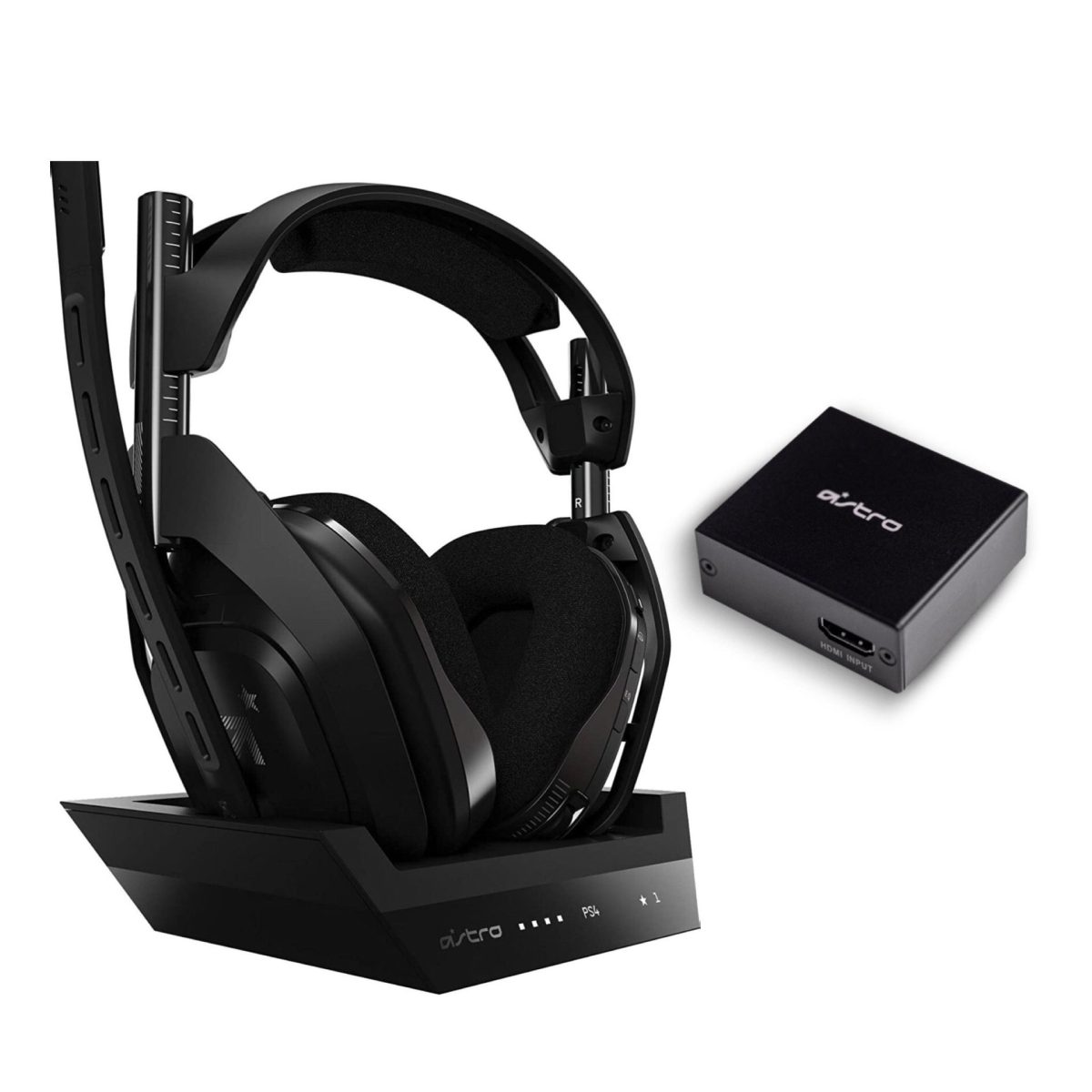 Astro A50 Wireless Gaming Headset + HDMI Adapter For PlayStation & PC