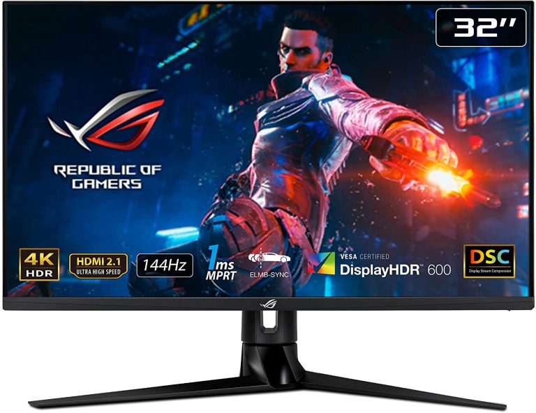 ASUS ROG Swift PG329Q HDMI 2.1 Gaming Monitor (32" 4K, 144Hz, 1ms)