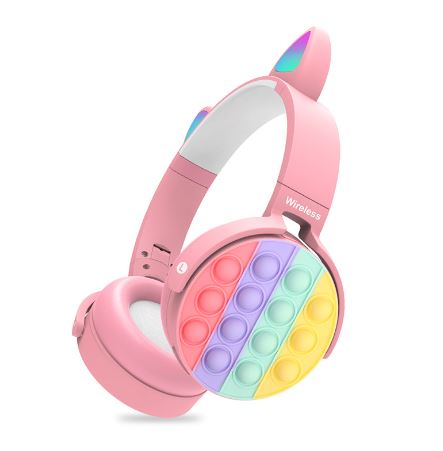 Auricular Ledstar Bluetooth CAT Popit CT-950 - Pink