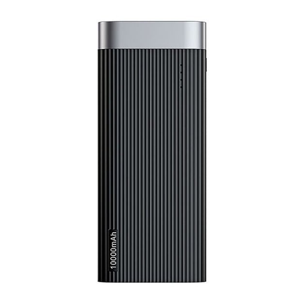 Baseus 10000 mAh Parallel Line Portable Version Power Bank - Black