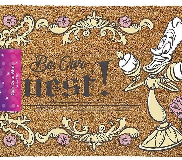 BEAUTY AND THE BEAST (BE OUR GUEST) DOORMAT