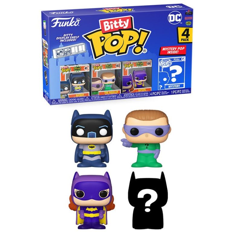 Bitty Pop! Heroes: DC - Batman Adam West 4pk