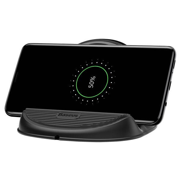 Black Wireless Charger Silicone Horizontal from Baseus (open box)