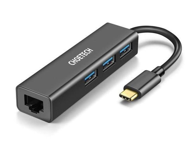 Choetech 4-in-1 USB-C Hub - Black