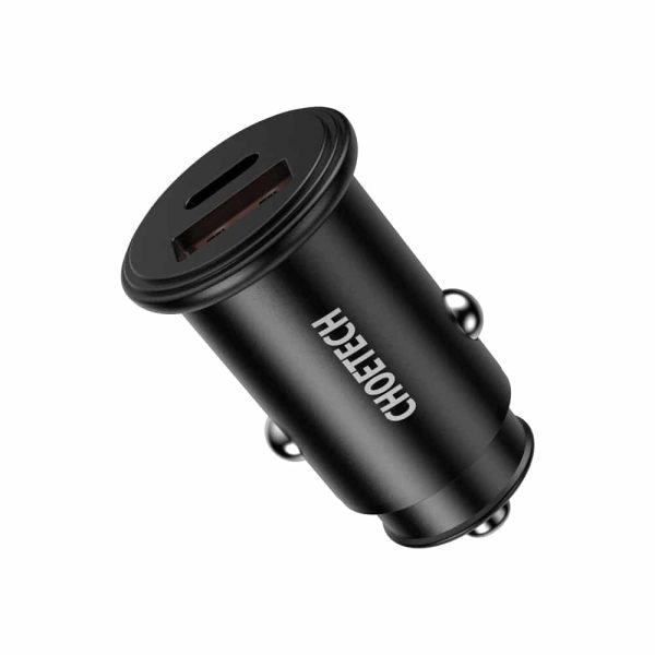Choetech Fast Car Charger Adapter PD 30W TC0006-V2-BK