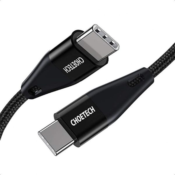Choetech PD 60W USB-C to USB-C Cable, 1.2M Black