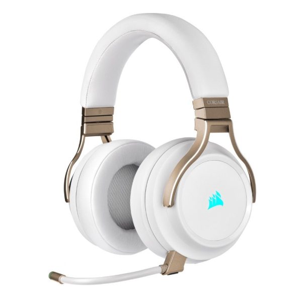 Corsair HS Virtuoso Wireless Gaming Headset, Pearl
