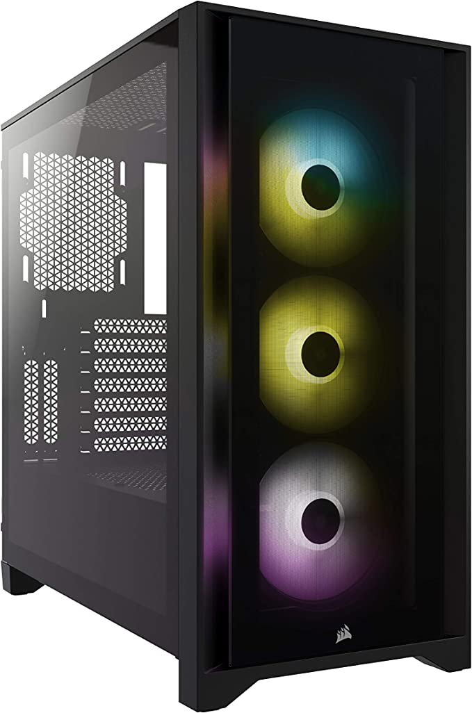 Corsair iCUE 4000X RGB Mid Tower Case - Black