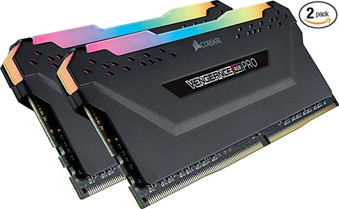 CORSAIR VENGEANCE® RGB 32GB (2x16GB) DDR5 DRAM 5600MHz C36 Memory Kit — Black