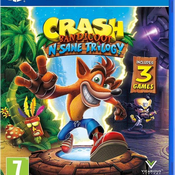Crash Bandicoot N. Sane Trilogy For PlayStation 4 "Region 2"