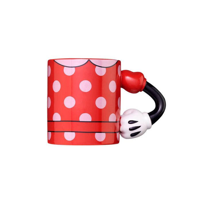 Disney Minnie Mouse Arm Sculpted 12 oz Mug