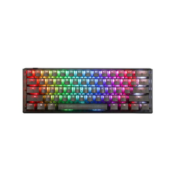 DUCKY ONE 3 MINI HOT SWAP Red Switch Wired RGB Mechanical Gaming Keyboard - Aura Black