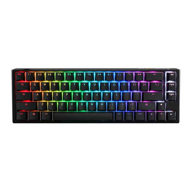 DUCKY ONE 3 SF HOT SWAP PBT Blue Switch Cherry RGB Wired Mechanical Gaming Keyboard Arabic - Classic Black