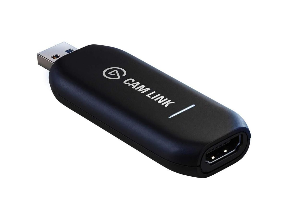 Elgato Cam Link 4K - Broadcast Live, Record via DSLR, Camcorder, or Action cam, 1080p60 or 4K at 30 fps, Compact HDMI Capture Device, USB 3.0