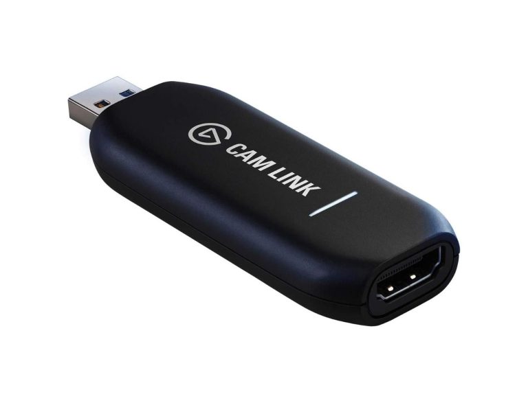 Elgato Cam Link 4K - Broadcast Live, Record via DSLR, Camcorder, or Action cam, 1080p60 or 4K at 30 fps, Compact HDMI Capture Device, USB 3.0