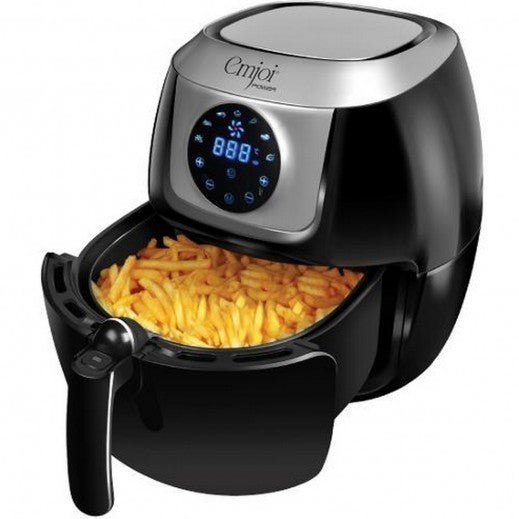 Emjoi Digital Airfryer 1800W, 5.5L, 1Y, Black