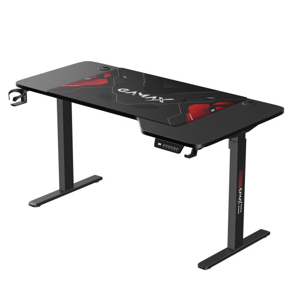 Gamax HA-04 Gaming Hydraulic Table 140*74*(73 Up to 118)cm (L-Shaped) - Right ( Installation not included )