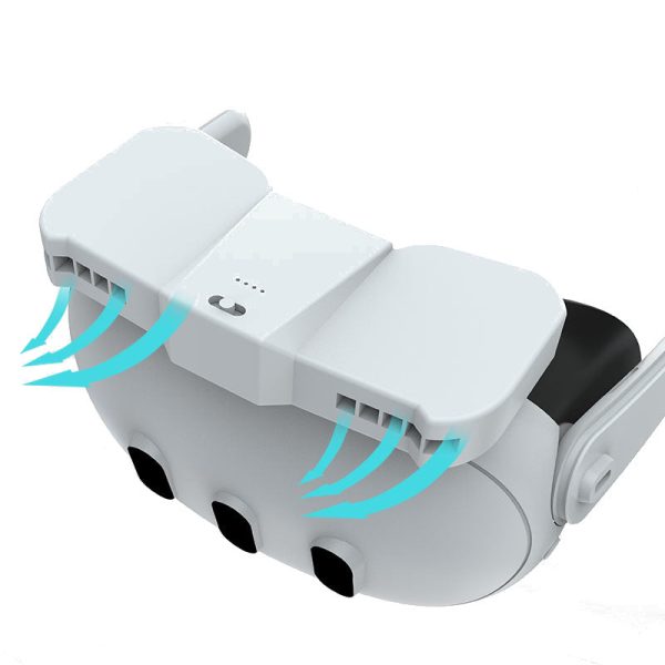 Gamax Meta Quest 3 Exhaust Fan Replacement Mask - White