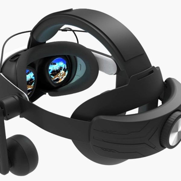 Gamax Meta Quest 3 Head Strap With Headphones - Black