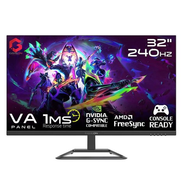 GAMEON GOP 32" FHD,HDMI 2.1,240Hz,VA,1ms,Flat Gaming Monitor