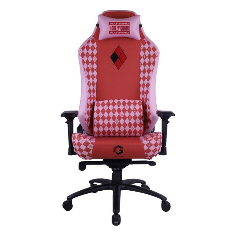 GAMEON Licensed Gaming Chair With Adjustable 4D Armrest & Metal Base - Harly Quinn ( Installation not included )