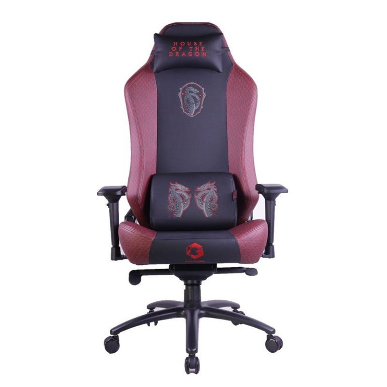 GAMEON Licensed Gaming Chair With Adjustable 4D Armrest & Metal Base - House of The Dragons ( Installation not included )