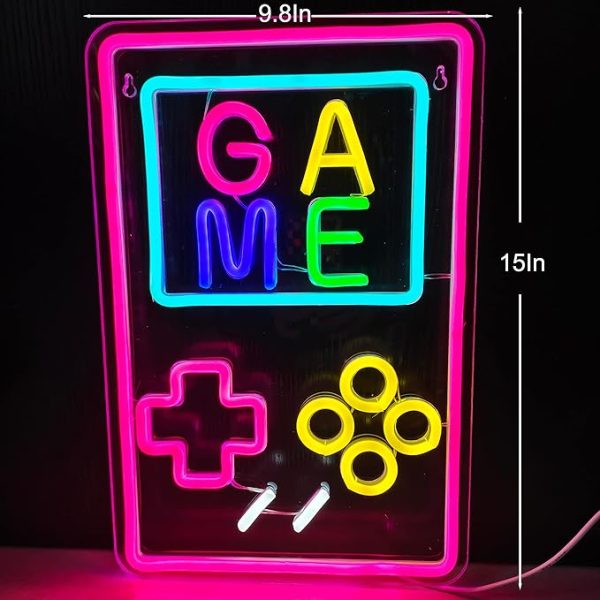 Gaming Neon Sign "game Logo"