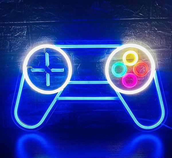 Gaming Neon Sign " Joystick Logo "