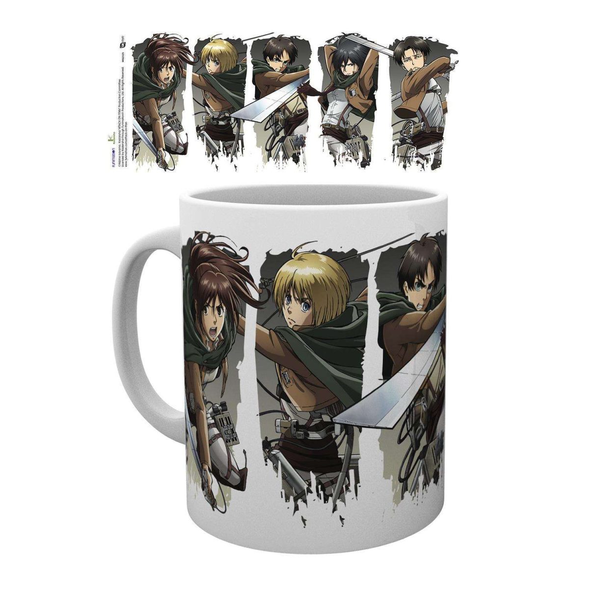 GBE MUG: AOT- CHARACTER MONTAGE