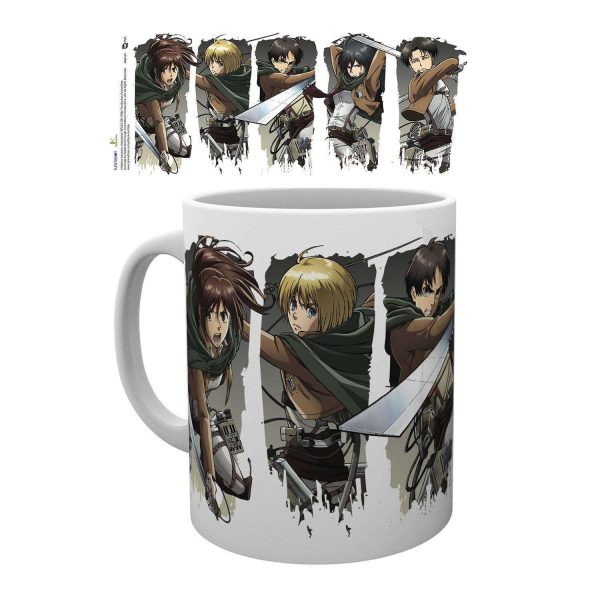 GBE MUG: AOT- CHARACTER MONTAGE