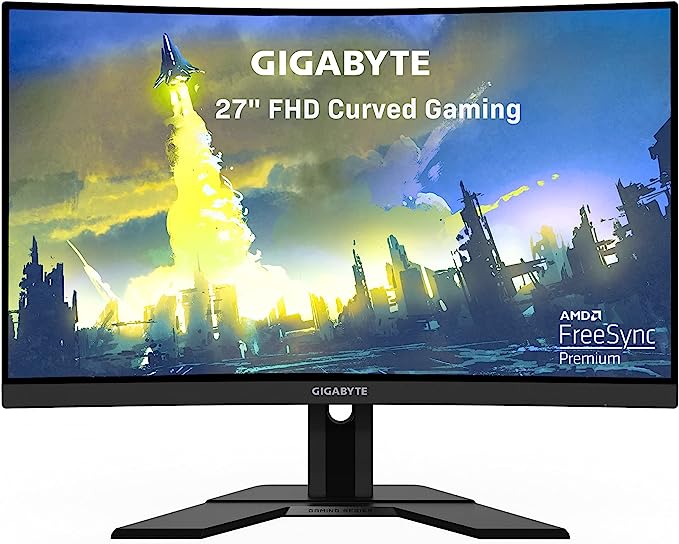 GiGABYTE G27FC 27 inch 165Hz Curved Full HD Gaming Monitor