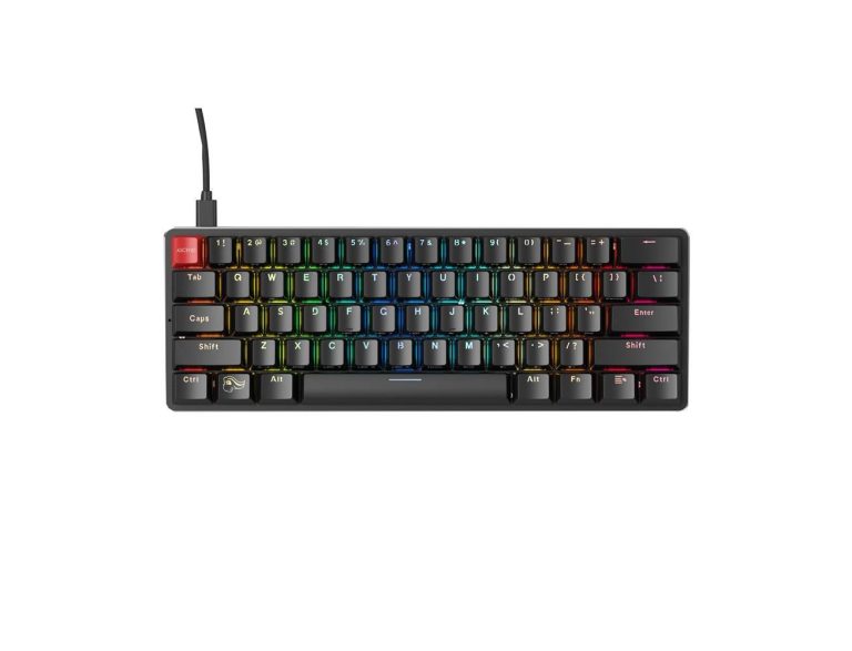Glorious GMMK Compact Pre Built RGB Gaming keyboard - Black
