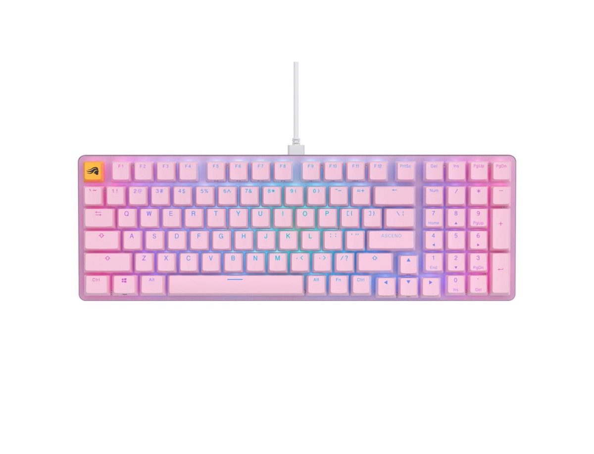 Glorious GMMK2 Full-Size 96%Mechanical Keyboard - Pink