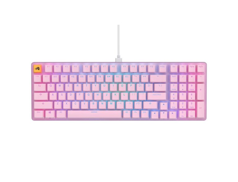 Glorious GMMK2 Full-Size 96%Mechanical Keyboard - Pink