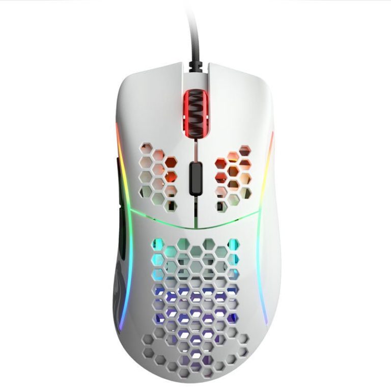 Glorious Model D RGB Gaming Mouse - Glossy White