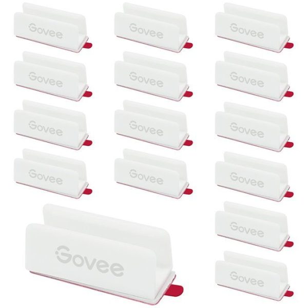 Govee Neon Rope Light 2 Bracket, White, 20pcs in one pack - H10D1