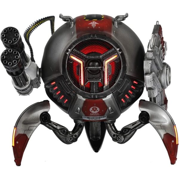 GravaStar Mars Pro Bluetooth 5.0 Speaker with Bass Boost and Stereo Sound - Special Edition Shark 14 Metallic Gray