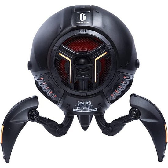 GravaStar Mars Pro Bluetooth 5.0 Speaker with Bass Boost and Stereo Sound ( Normal Version ) - Black
